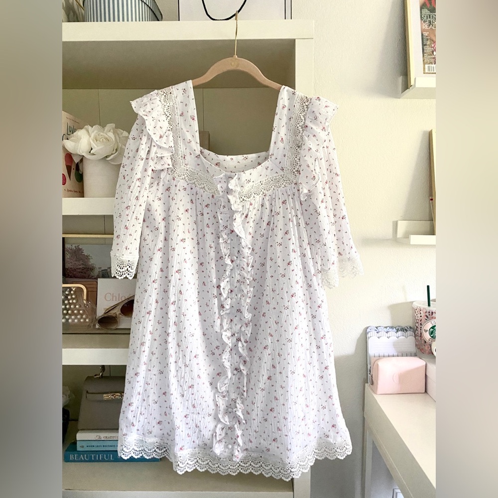 Ditsy Floral Print Dress
